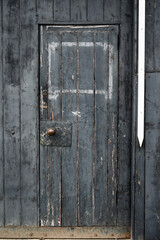 Old warehouse door, Scotland.