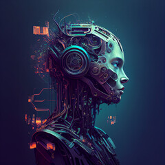 Artificial intelligence concept