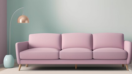 Comfortable home design:70 living room interior with sofa and couch. generative ai