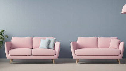 Comfortable home design:69 living room interior with sofa and couch. generative ai