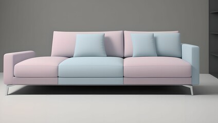 Comfortable home design:28 living room interior with sofa and couch. generative ai