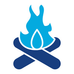 Obraz premium Campfire Icon