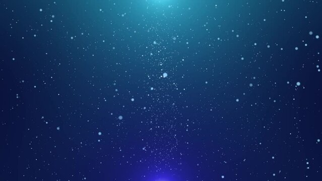 Luxury Bokeh Particles. Stars shimmering air. Dust particles fly. stars background. Christmas stars sparkle. glitter sparkles. particles line wavy flowing. Celebration, event, award party stage 4K 3D