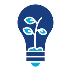 Ecologic Bulb Icon