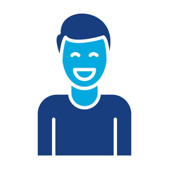 Smiling Man Icon