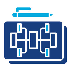 Obraz premium Mind Mapping Icon