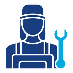 Female Plumber Icon