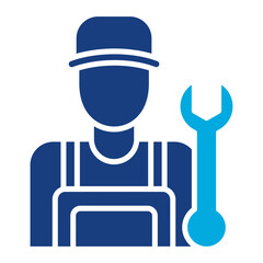 Male Plumber Icon