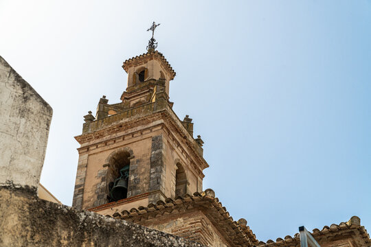  Beautiful tower bell in Gorga, Alicante (Spain).