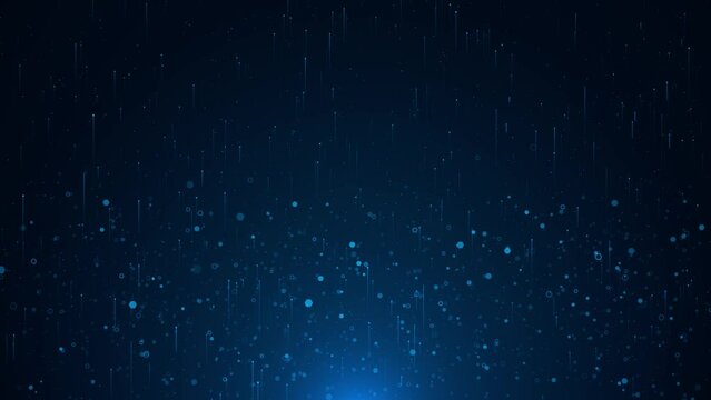 Digital cyberspace particles data network connections concept. Technology background. connected dots 3D wave landscape. Data science, particles, digital world, virtual reality, cyberspace, metaverse.
