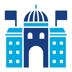 Naklejka premium Government Building Icon