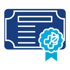 Obraz premium Alternative Medicine Certification Icon