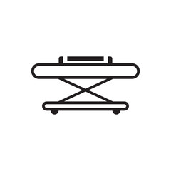 emergency hospital bed icon