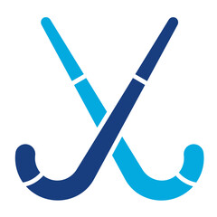 Field Hockey Sticks Icon