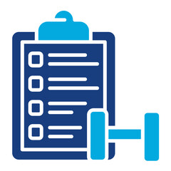 Fototapeta premium Exercise Schedule Icon