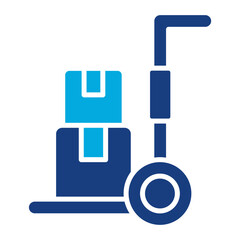 Warehouse Trolley Icon
