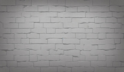 white brick wall background Generative Ai