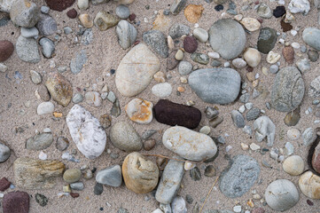 pebbles on the beach