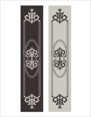 Brownstone Door Glass Pattern