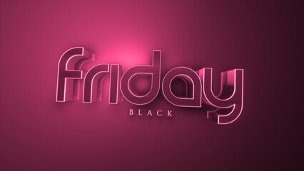 Black Friday typography adopts a monochrome palette, elegantly set against a dark gradient. This design strikes a balance between contemporary shopping fervor and the sophistication of muted tones