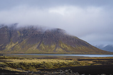 Landscape of  the Snaefellsnes Peninsula (Iceland)