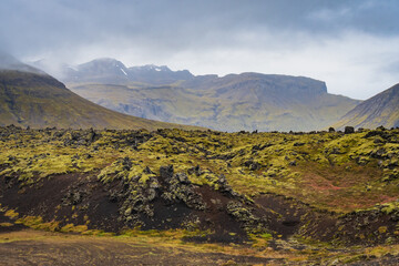 Landscape of  the Snaefellsnes Peninsula (Iceland)