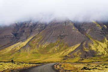 Landscape of  the Snaefellsnes Peninsula (Iceland)