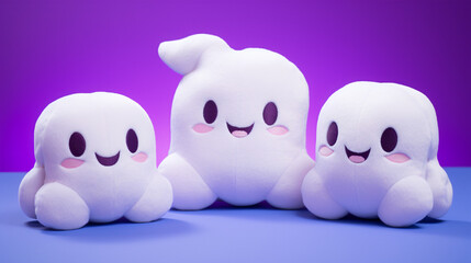 Obraz premium Ghost plush toys