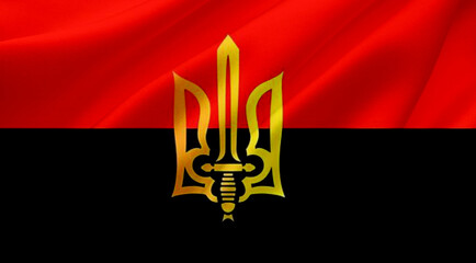 Flag of Invincible Ukraine. Free country of the world. high quality