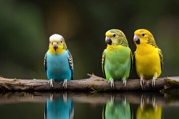 Naklejka premium blue and yellow macaw