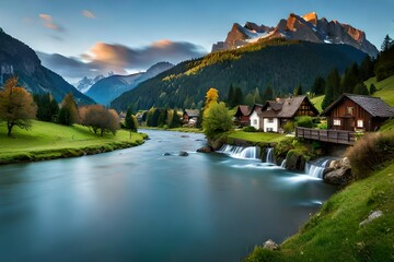 lake in the mountains