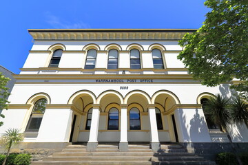 The former post office dating from AD 1857 and 1875 in Italianate style facing Timor Street. Warrmambool-Australia-851 © rweisswald