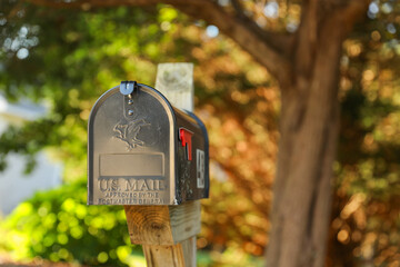 mailbox stands as a portal of connection, bridging distances and carrying heartfelt messages,...