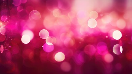 Fototapeta premium Magenta Bokeh Background.