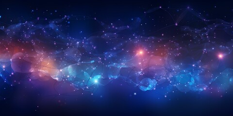 Naklejka premium Abstract colorful background, at the junction of technologies, cosmic colors,