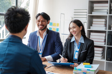 Business team analyzing income charts and graphs with modern laptop computer. Close up.Business analysis and strategy concept.