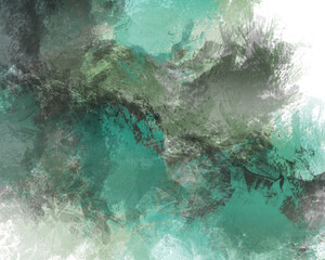 abstract watercolor background with paint. Sea waves.