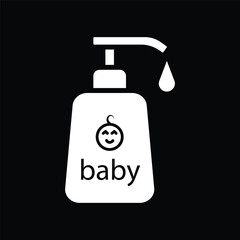 shampoo icon simple design art eps 10