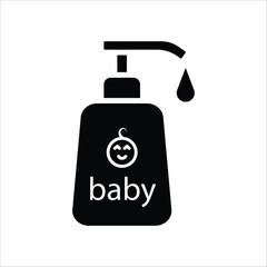 shampoo icon simple design art eps 10