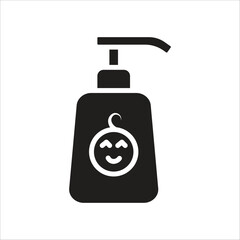 shampoo icon simple design art eps 10
