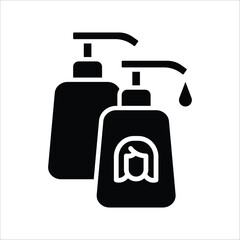 shampoo icon simple design art eps 10
