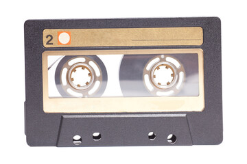 Obraz premium Close up of retro audio cassette tape