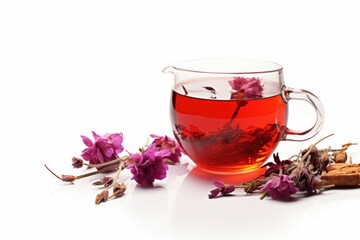 Soothing herbal tea. Generate Ai - obrazy, fototapety, plakaty