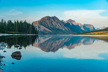 St Mary Lake in Glacier National Park