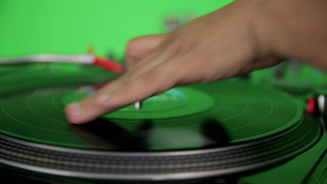 DJ scratch vinil