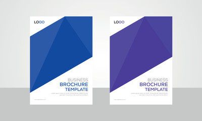 abstract brochure cover template layout