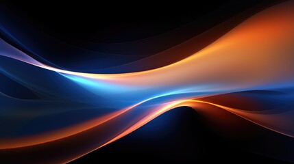 Fototapeta premium Glowing smooth lines background