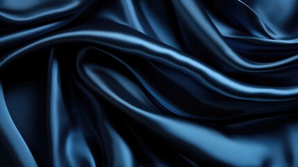 Obraz premium Blue-black silk