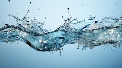 Generative AI. Water splash