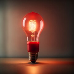 Red Light Bulb